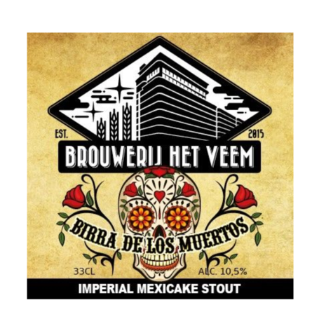 Brouwerij Het Veem Veem Birra De Los Muertos 33CL 10,5% Brouwerij Het Veem Veem Birra De Los Muertos 33CL 10,5%