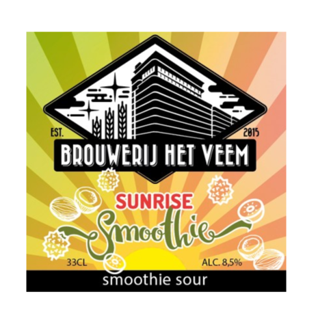 Brouwerij Het Veem Het Veem Sunrise Smoothie 33CL 8,5% Brouwerij Het Veem Het Veem Sunrise Smoothie 33CL 8,5%