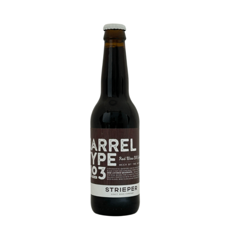 Strieper Strieper Barreltype No3 Red Wine BA Quadrupel 33cl 11,9%