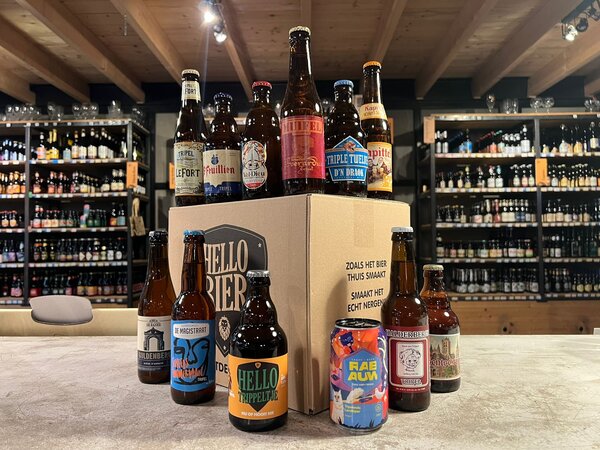 Hellobier Bierpakket Tripel met 8 of 12 verschillende tripel bieren Hellobier Bierpakket Tripel met 8 of 12 verschillende tripel bieren