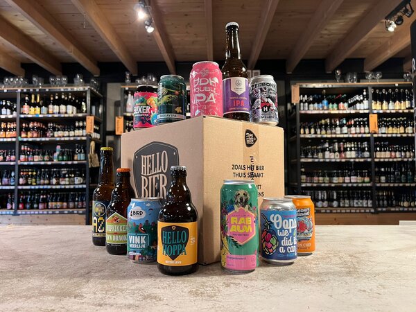 Hellobier Bierpakket IPA Nederland met 8 of 12 verschillende IPA bieren Hellobier Bierpakket IPA Nederland met 8 of 12 verschillende IPA bieren