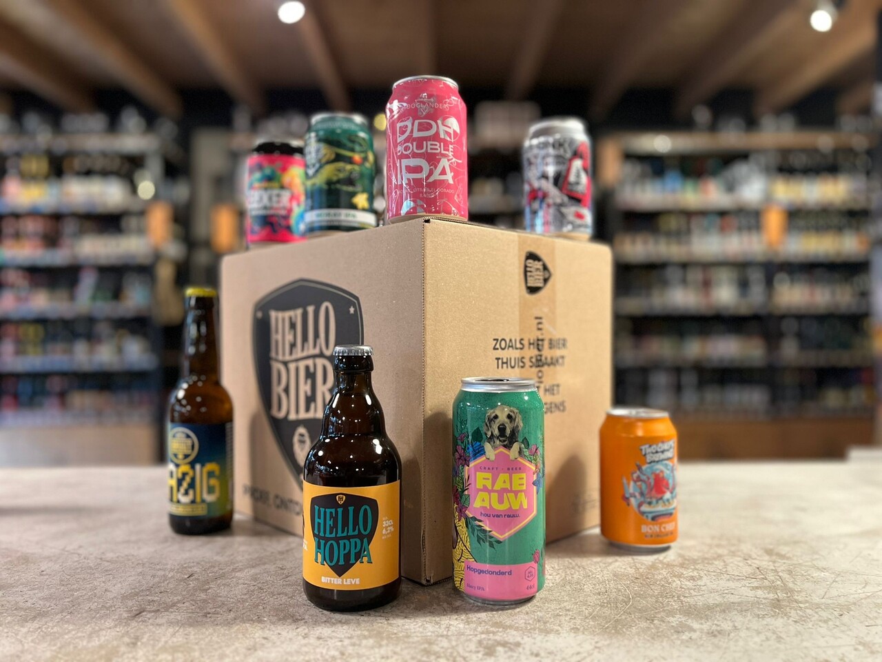 Hellobier Bierpakket IPA Nederland met 8 of 12 verschillende IPA bieren Hellobier Bierpakket IPA Nederland met 8 of 12 verschillende IPA bieren