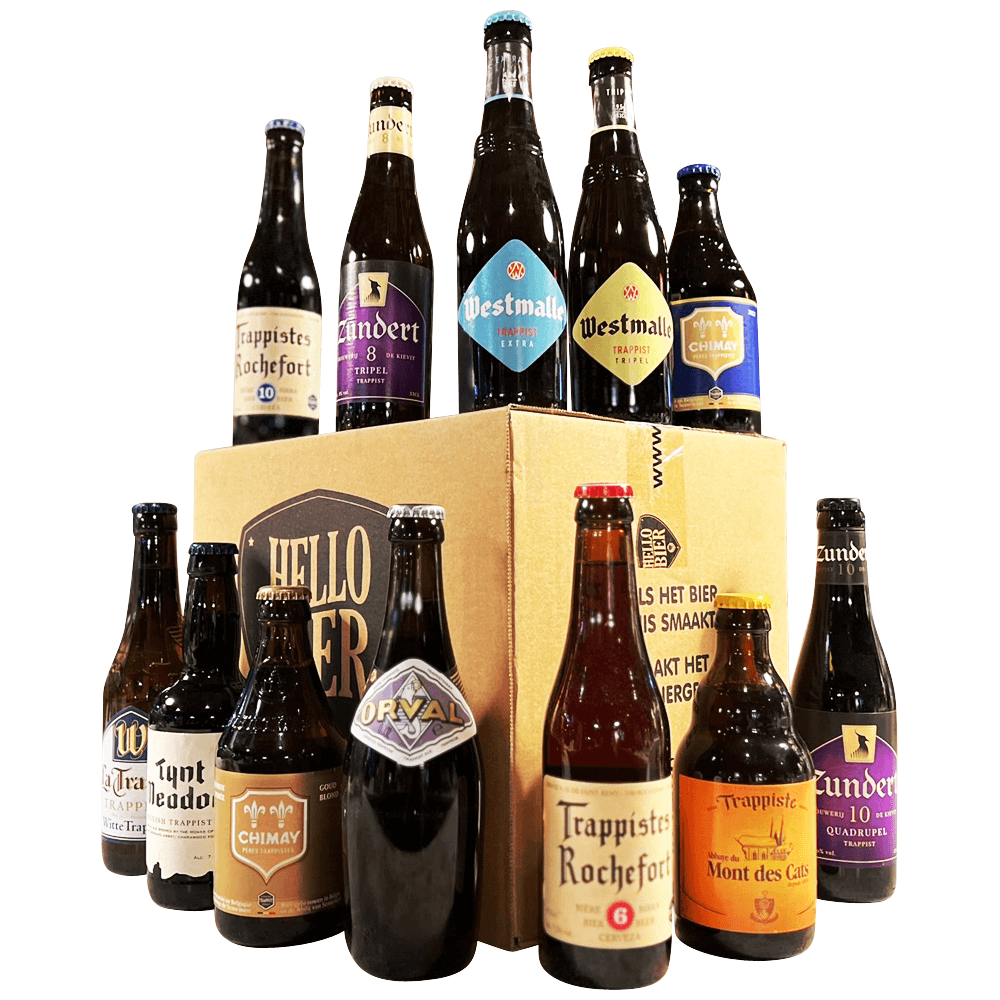 Hellobier Trappisten bierpakket 8 of 12 verschillende bieren Hellobier Trappisten bierpakket 8 of 12 verschillende bieren