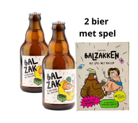 Balzakken Balzakken spel met 2x 33cl Balzak Balzakken Balzakken spel met 2x 33cl Balzak