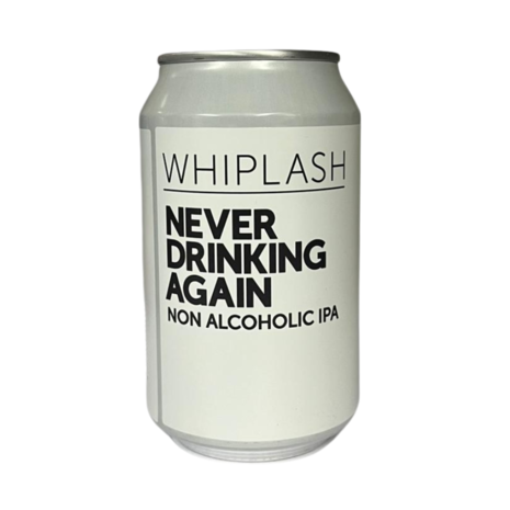 WHIPLASH Whiplash Never Drinking Again 33cl 0,5%