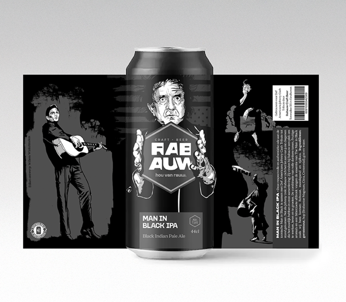Rabauw Rabauw Man in Black IPA 44cl 7,8% Rabauw Rabauw Man in Black IPA 44cl 7,8%