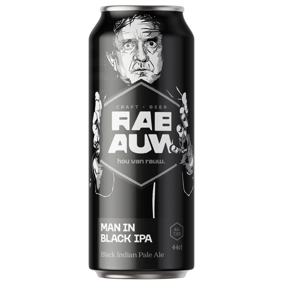 Rabauw Rabauw Man in Black IPA 44cl 7,8% Rabauw Rabauw Man in Black IPA 44cl 7,8%