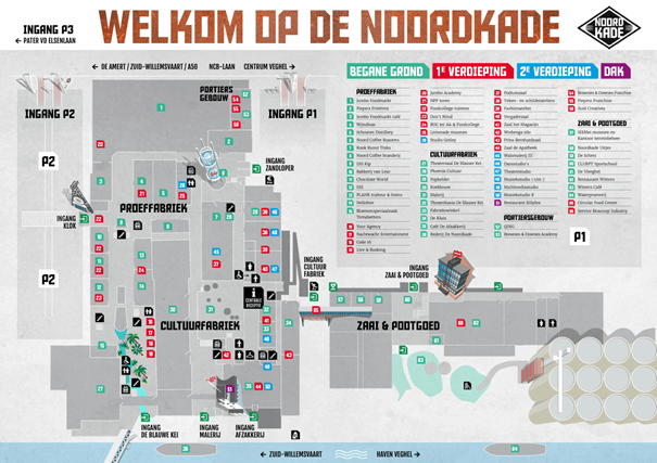 Plattegrond Noordkade