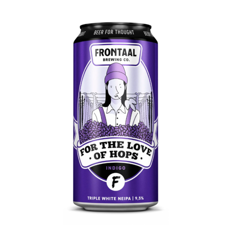 Frontaal Frontaal For The Love Of Hops 'Indigo 44cl 8,5% Frontaal Frontaal For The Love Of Hops 'Indigo 44cl 8,5%