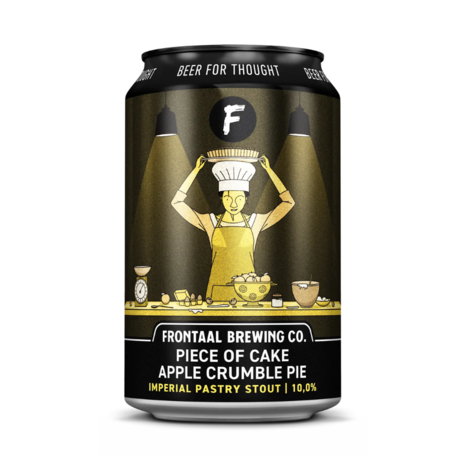 Frontaal Frontaal Piece Of Cake Apple Crumble Pie 33cl 10%