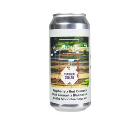 Arpus X Ten Men Brewery Blueberry X Raspberry X Red Currant X Black Currant X Vanilla Smoothie Sour Ale 44cl Arpus X Ten Men Brewery Blueberry X Raspberry X Red Currant X Black Currant X Vanilla Smoothie Sour Ale 44cl