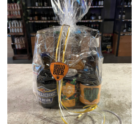 Hellobier Afscheidsgeschenkverpakking 6 Bieren + Pinda's Hellobier Afscheidsgeschenkverpakking 6 Bieren + Pinda's