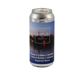Arpus Maple x Coffee x Vanilla x Peanutbutter x Almond Imperial Stout 44cl Arpus Maple x Coffee x Vanilla x Peanutbutter x Almond Imperial Stout 44cl