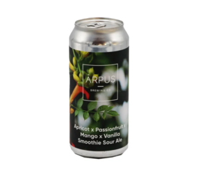 Arpus Apricot x Passionfruit x Mango x Vanilla Smoothie Sour Ale 44cl Arpus Apricot x Passionfruit x Mango x Vanilla Smoothie Sour Ale 44cl