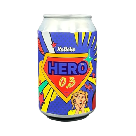 Stadsbrouwerij van Kollenburg Kolleke Hero 0,3% 33cl Stadsbrouwerij van Kollenburg Kolleke Hero 0,3% 33cl