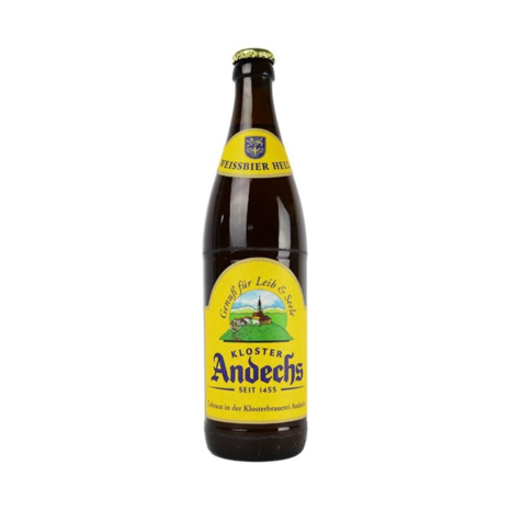 Andechs Klosterbrauerei Andechs Klosterbrauerei Weissbier Hell 50cl 5,5%