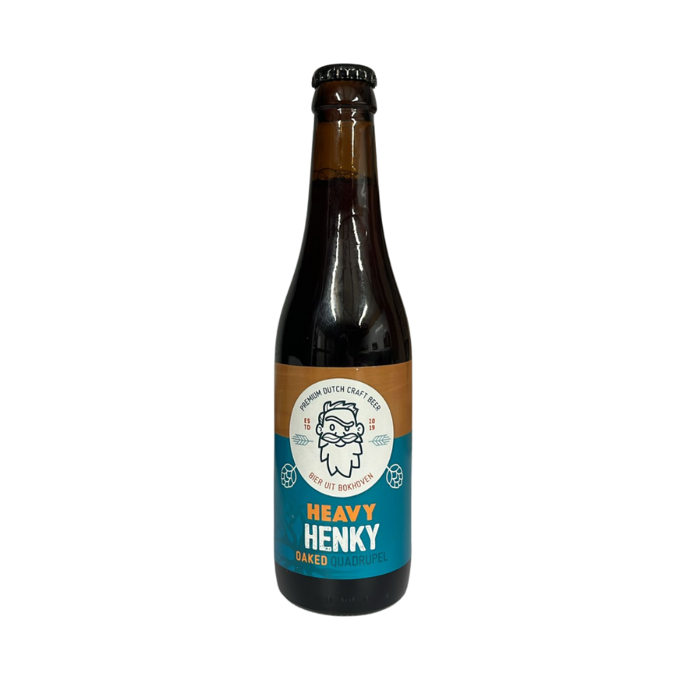 Henky Bier Heavy Henky Oaked Quadrupel 33cl 9,5% Henky Bier Heavy Henky Oaked Quadrupel 33cl 9,5%