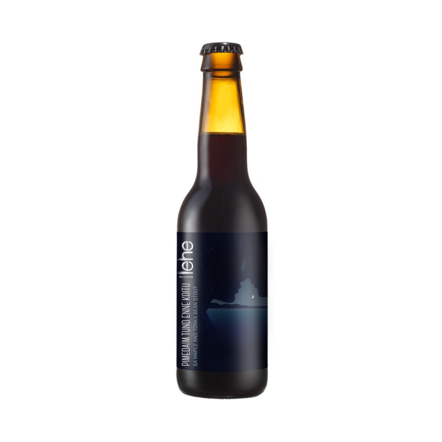 Lehe Pruulikoda Lehe Pruulikoda The Darkest Hour Before The Dawn Rum barrel aged maple and tonka bean stout 33cl