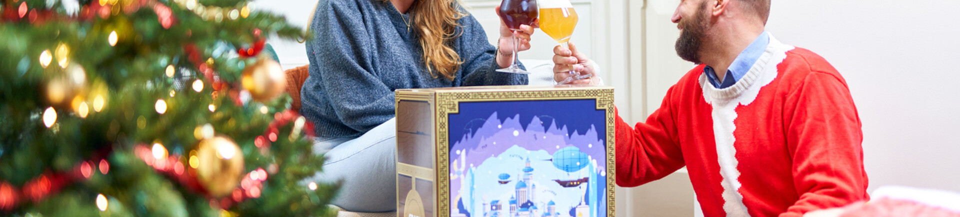 Zo maak je van een simpel bierpakket het ultieme kerstcadeau