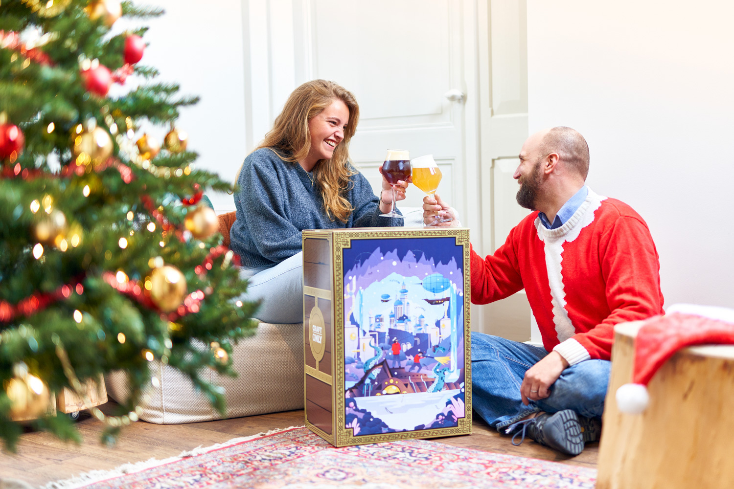 Zo maak je van een simpel bierpakket het ultieme kerstcadeau