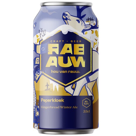 Rabauw Rabauw - Peperkloek Winterbier 33cl Rabauw Rabauw - Peperkloek Winterbier 33cl