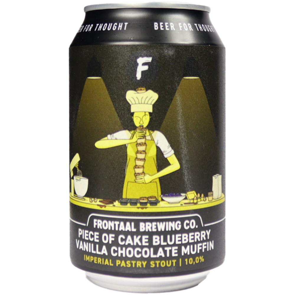 Frontaal Frontaal - Piece Of Cake:  Blueberry Vanilla Chocolate  Muffin  33Cl