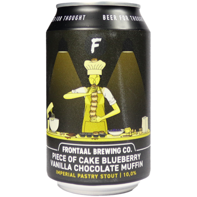Frontaal Frontaal - Piece Of Cake: Blueberry Vanilla Chocolate Muffin 33Cl