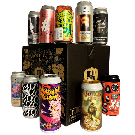 Hellobier Bierpakket IPA Internationaal met 10 verschillende IPA's + koeltas Hellobier