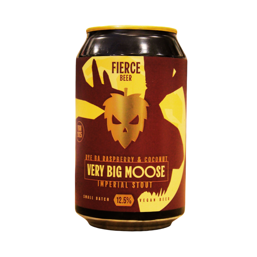 Fierce Very Big Moose 2025: Rye BA With Raspberry & Coconut 33cl