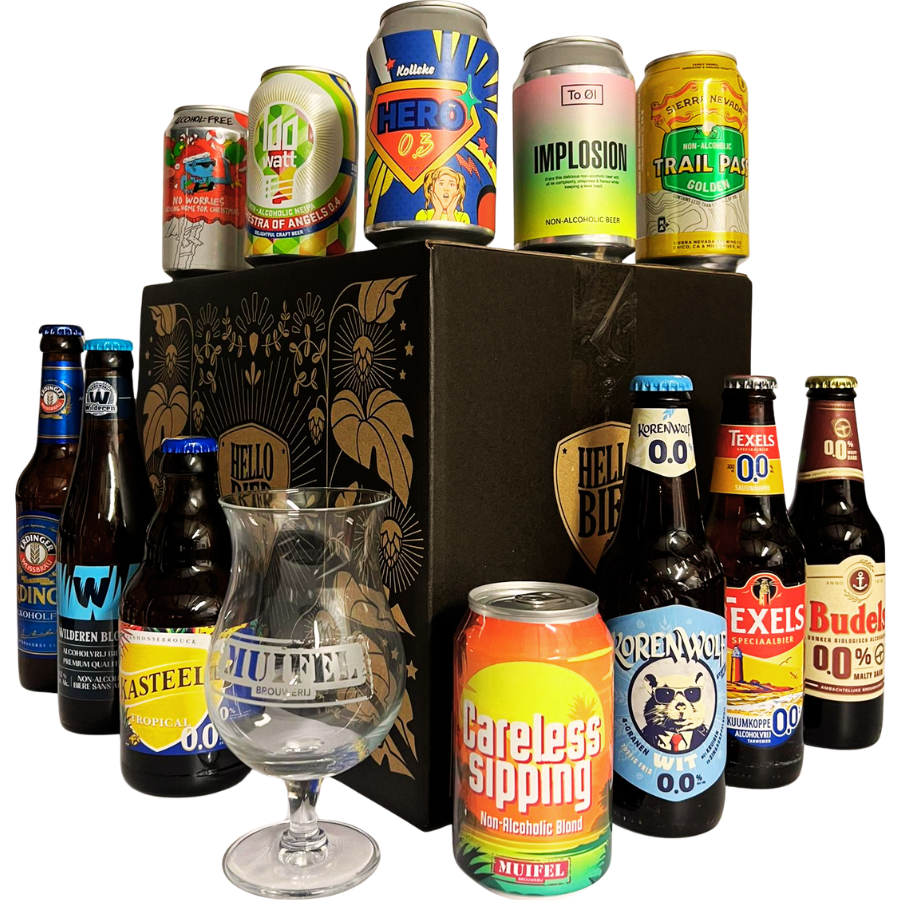 Hellobier Valentijn alcoholvrij bierpakket