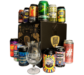 Hellobier Valentijn bierpakket met glas