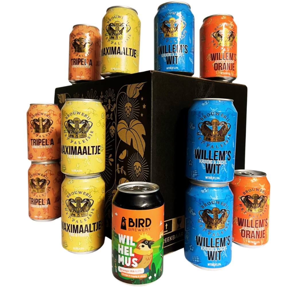 Hellobier Koninklijk bierpakket met Hellobier koeltas
