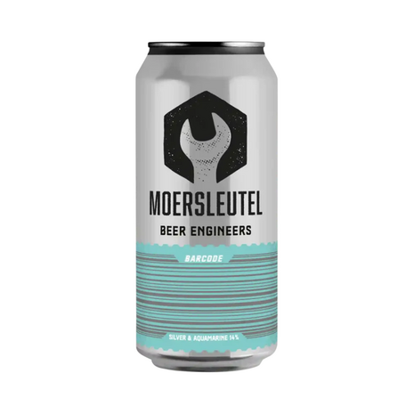 Moersleutel Moersleutel Barcode Silver & Aquamarine BA 44cl 14%