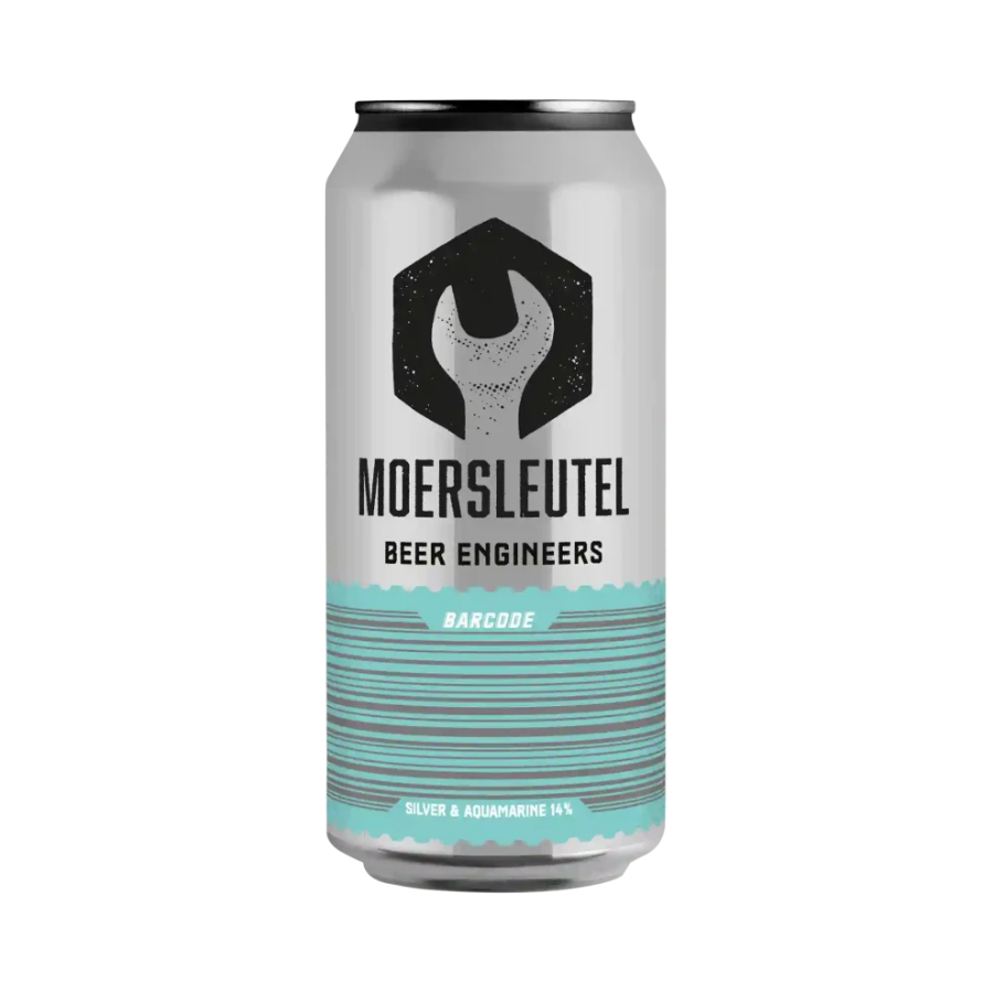 Moersleutel Barcode Silver & Aquamarine BA 44cl