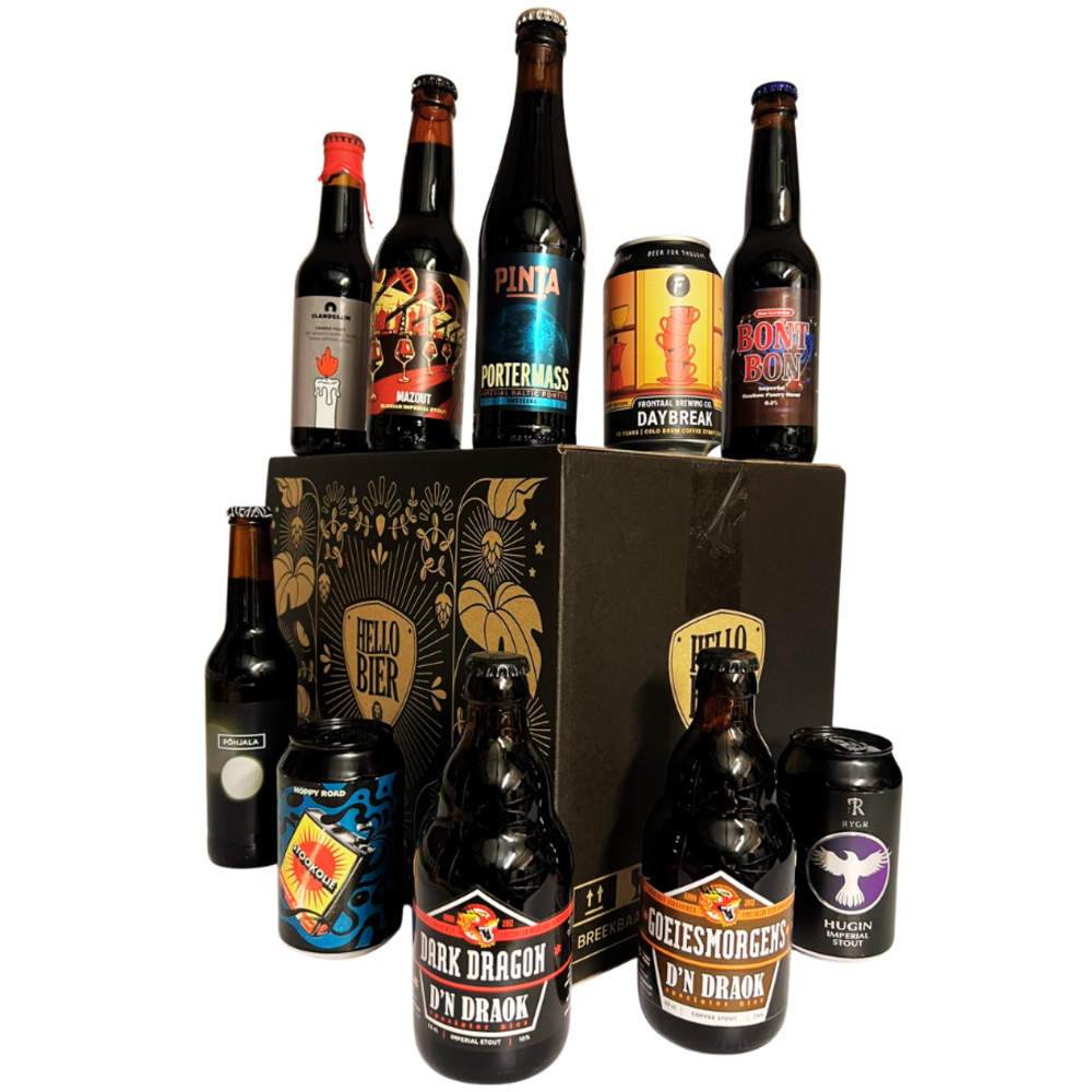 Hellobier Bierpakket Stout en Porter met 10 verschillende Stout en Porter bieren Hellobier Bierpakket Stout en Porter met 10 verschillende Stout en Porter bieren