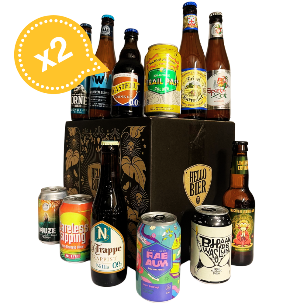 Hellobier Extra groot alcoholarm bierpakket 24 bieren Hellobier Extra groot alcoholarm bierpakket 24 bieren