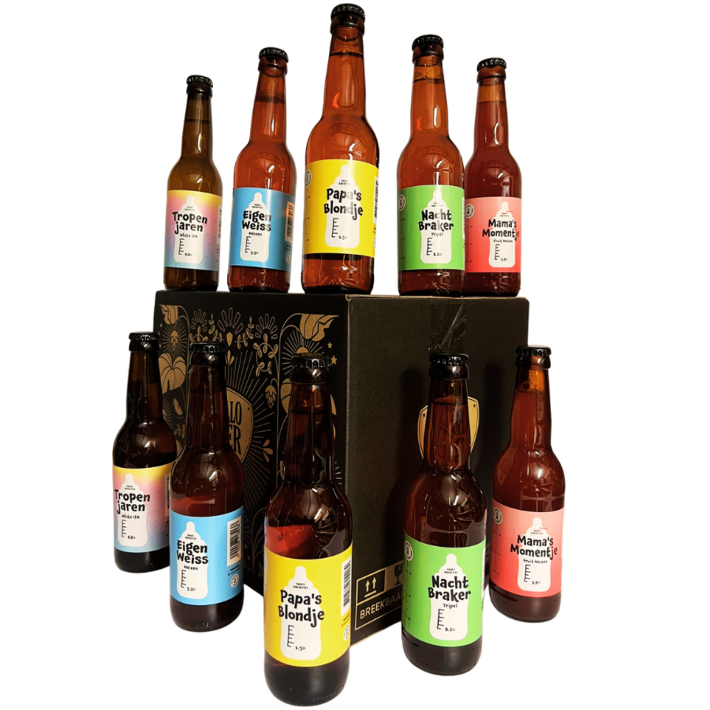 Papa's aan de fles Papa's aan de fles bierpakket 10 bieren Papa's aan de fles Papa's aan de fles bierpakket 10 bieren