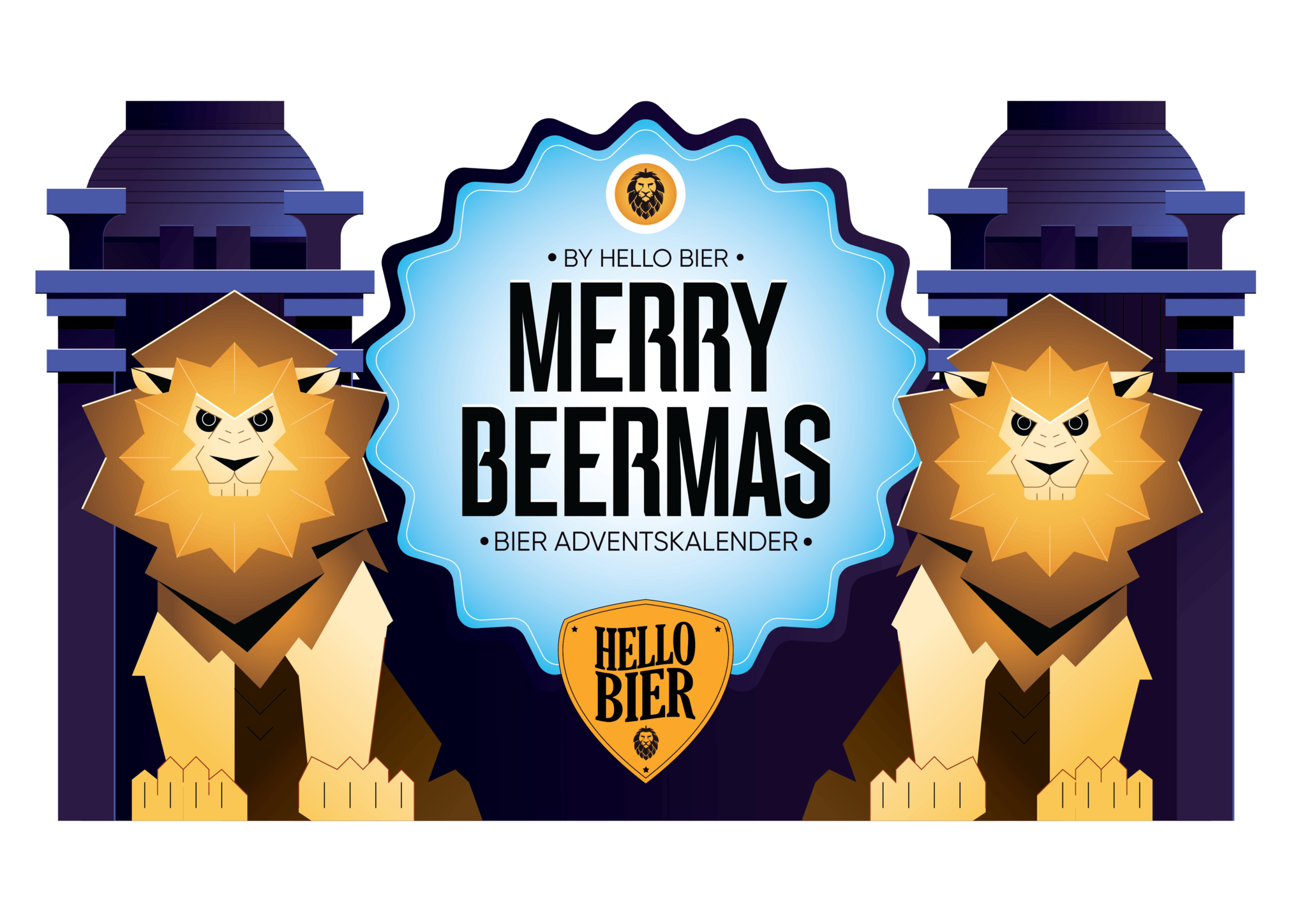 Merry Beermas bovenflap