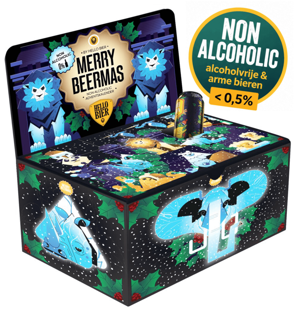 Hellobier Alcoholvrije Bier Adventskalender - Pre-order Hellobier Alcoholvrije Bier Adventskalender - Pre-order