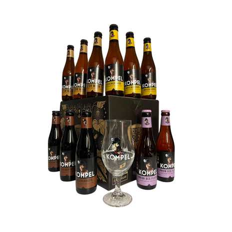 Kompel Kompel Bierpakket + Gratis Kompel Glas Kompel Kompel Bierpakket + Gratis Kompel Glas