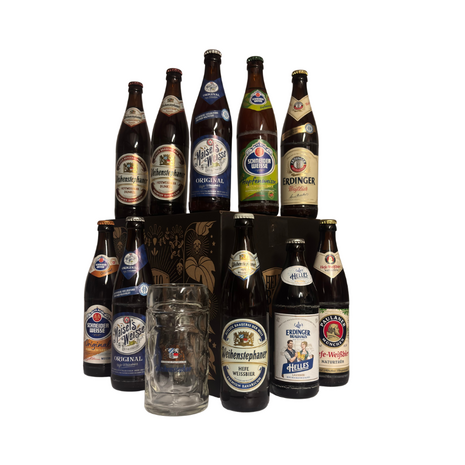 Hellobier Oktoberfest Bierpakket 10 Duitse Bieren + Gratis Oktoberfest Bierglas Hellobier Oktoberfest Bierpakket 10 Duitse Bieren + Gratis Oktoberfest Bierglas