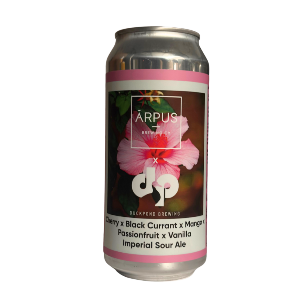 Arpus Ārpus / Duckpond Cherry x Black Currant x Mango x Passionfruit x Vanilla Imperial Sour Ale 44cl 7% Arpus Ārpus / Duckpond Cherry x Black Currant x Mango x Passionfruit x Vanilla Imperial Sour Ale 44cl 7%