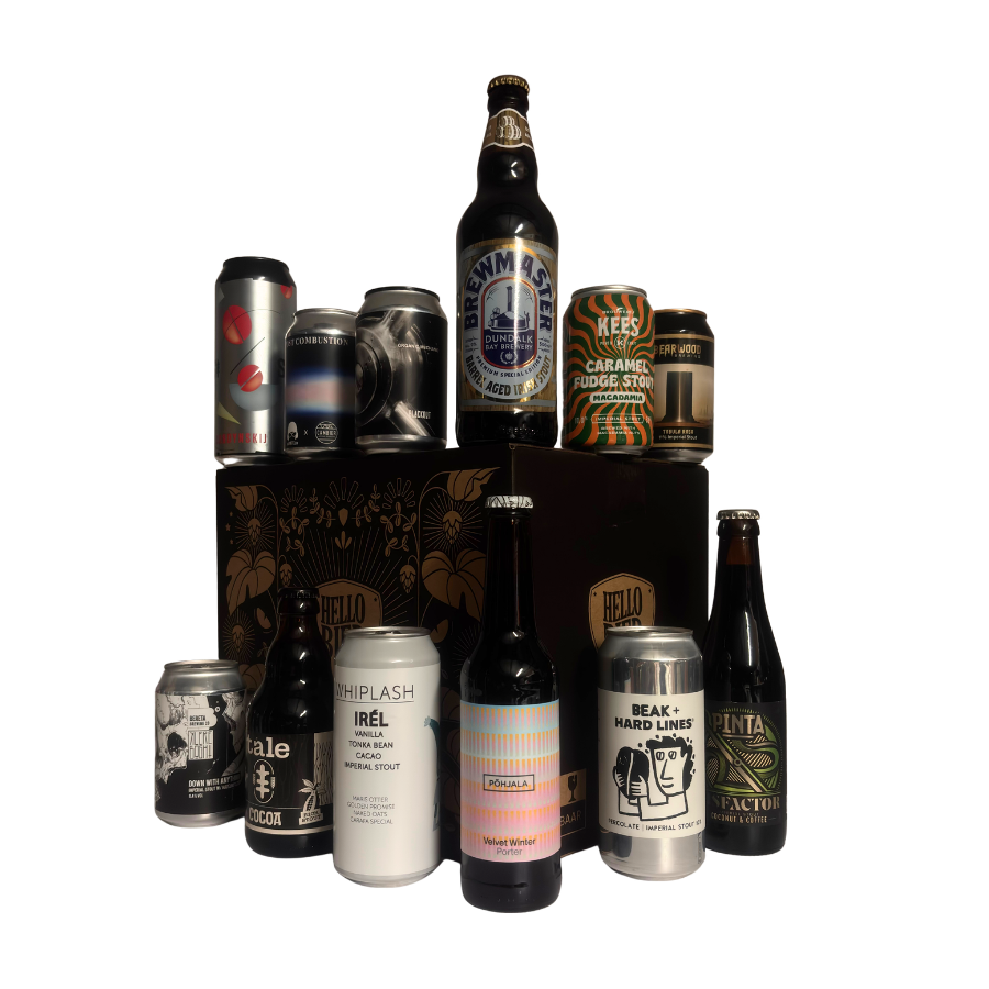 Hellobier Bierpakket Stout en Porter 12 bieren