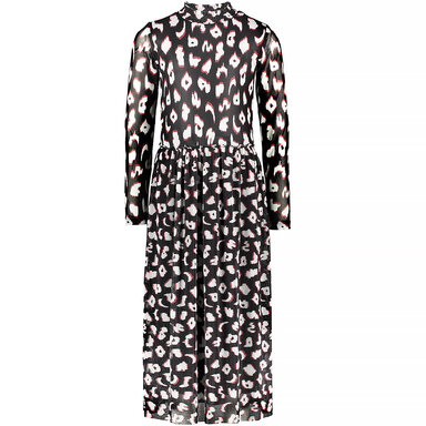Jurk midi (leopard)