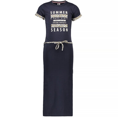 Maxi jurk B.Confident (navy)