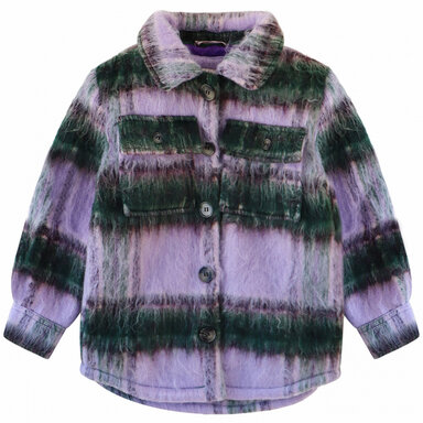 Winterjas wool check Orly (multicolor)