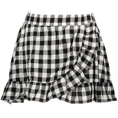 Rokje Check (sunny black/white)