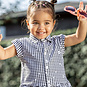 Quapi Blouse Netty (black check)