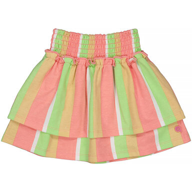 Rokje Noes (pink poppy stripe)