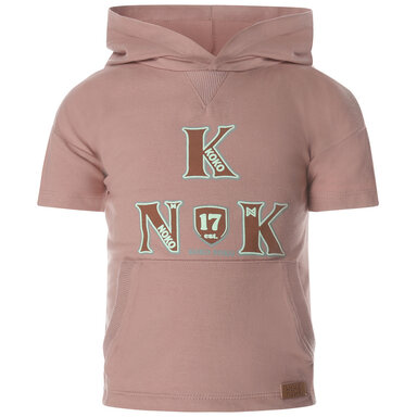 T-shirt hoodie (light mauve)